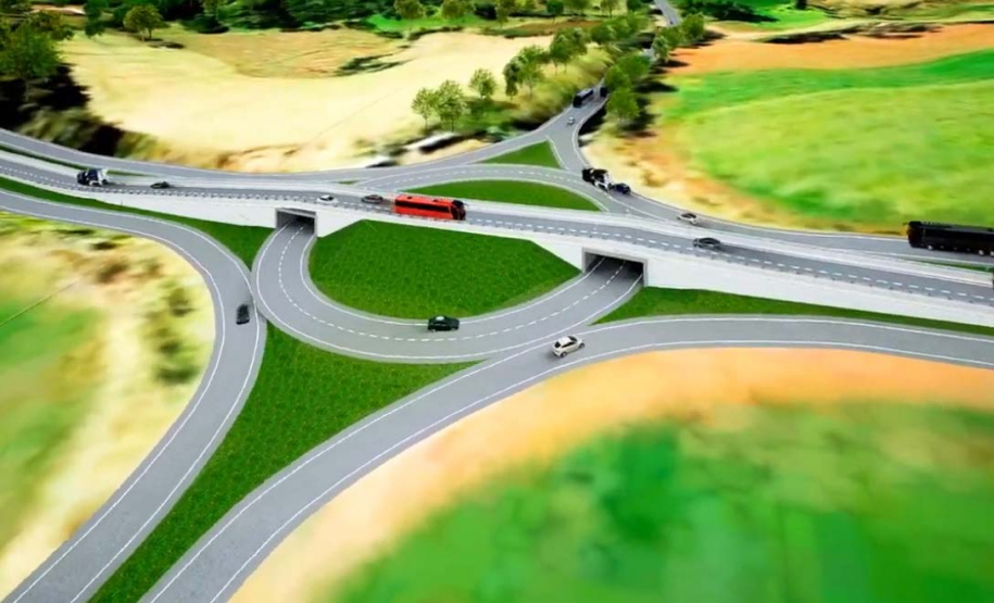 Estado encaminha mais 75 quilômetros de obras rodoviárias na Região Central