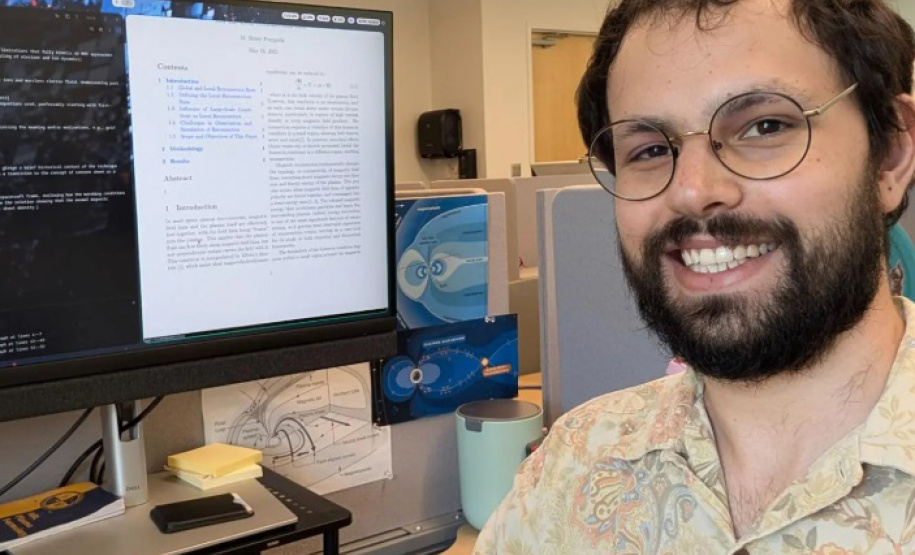 Egresso da Unicentro integra missão da Nasa que estuda fenômeno espacial