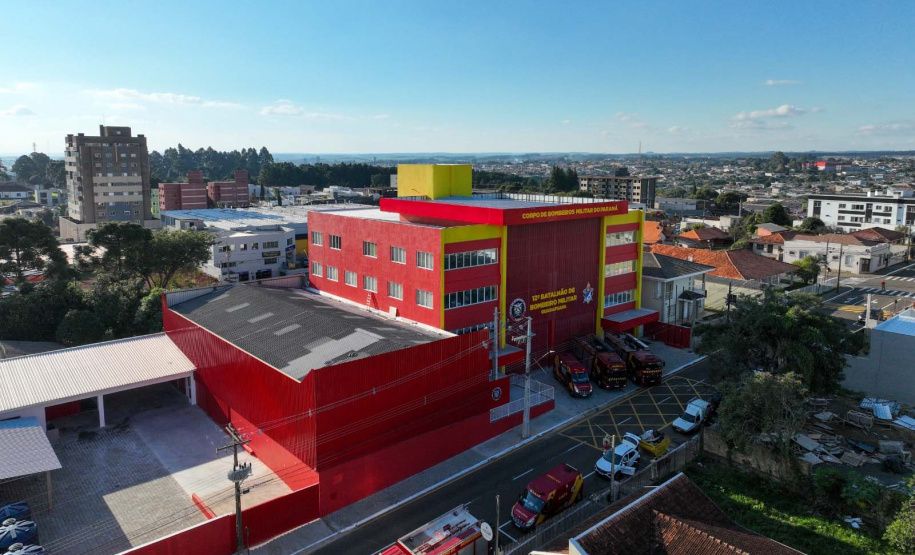 Investimento de R$ 12 milhões: Guarapuava ganha nova sede do Corpo de Bombeiros