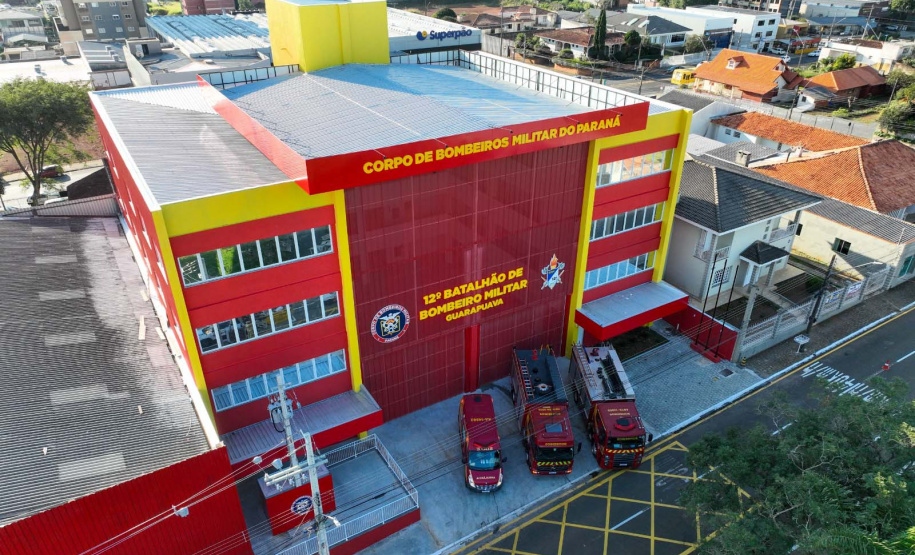 Investimento de R$ 12 milhões: Guarapuava ganha nova sede do Corpo de Bombeiros