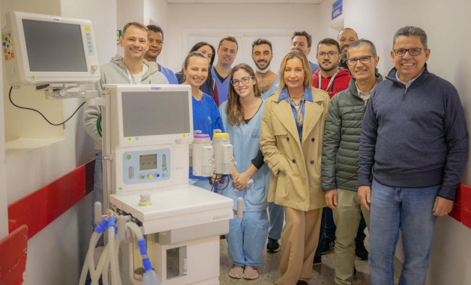 HU de Ponta Grossa ganha equipamentos com tecnologia de ponta para anestesia