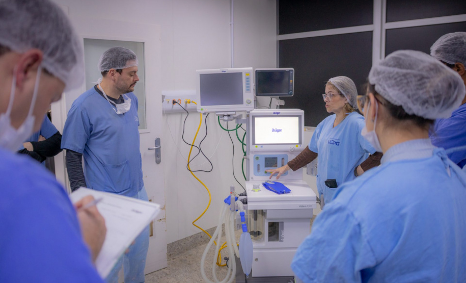 HU de Ponta Grossa ganha equipamentos com tecnologia de ponta para anestesia