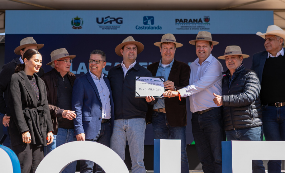 Governador anuncia laboratório de biotecnologia do leite e solução europeia para o agro