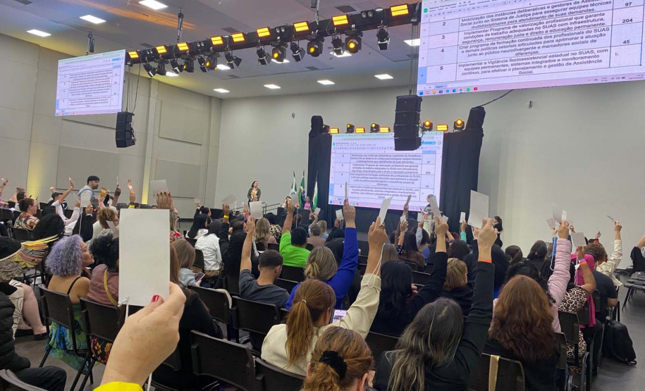 Conferência define prioridades do Paraná para o avanço da assistência social