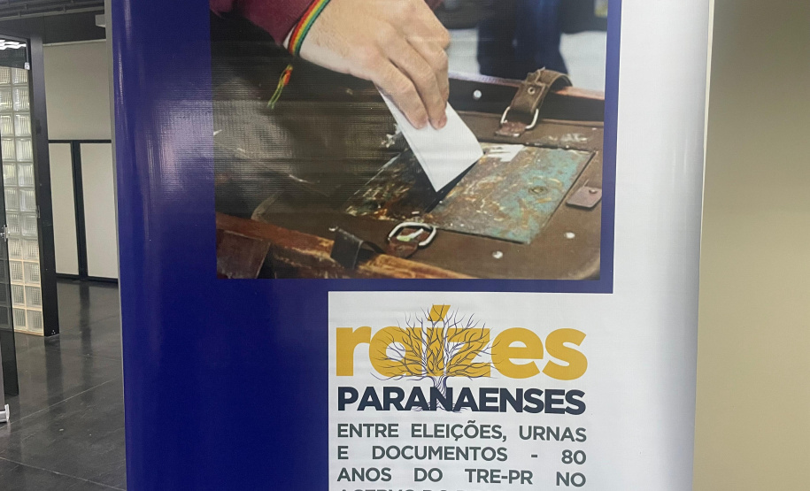 Peças do Arquivo Público do Estado: exposição homenageia os 80 anos do TRE-PR