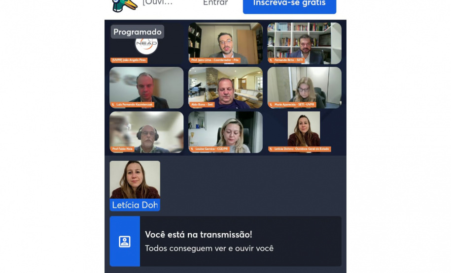 Ouvidores públicos iniciam formação inédita no Paraná promovida pelo Governo do Estado