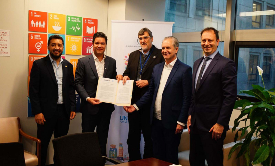 Paraná firma parceria com ONU-Habitat para criação de Observatório Inteligente das Cidades