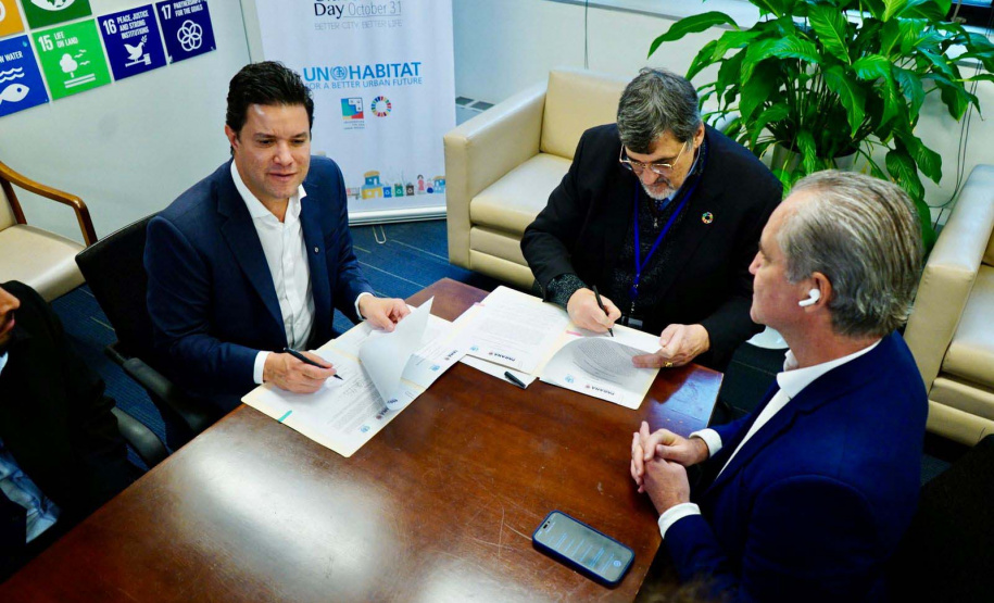 Paraná firma parceria com ONU-Habitat para criação de Observatório Inteligente das Cidades