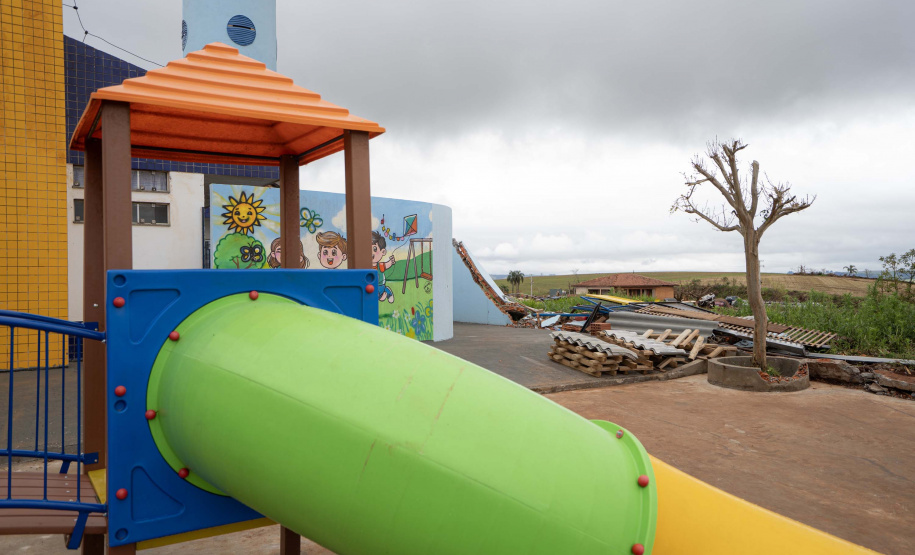 Após mobilização para reconstrução, creche em Rio Bonito do Iguaçu já pode ser usada pela prefeitura