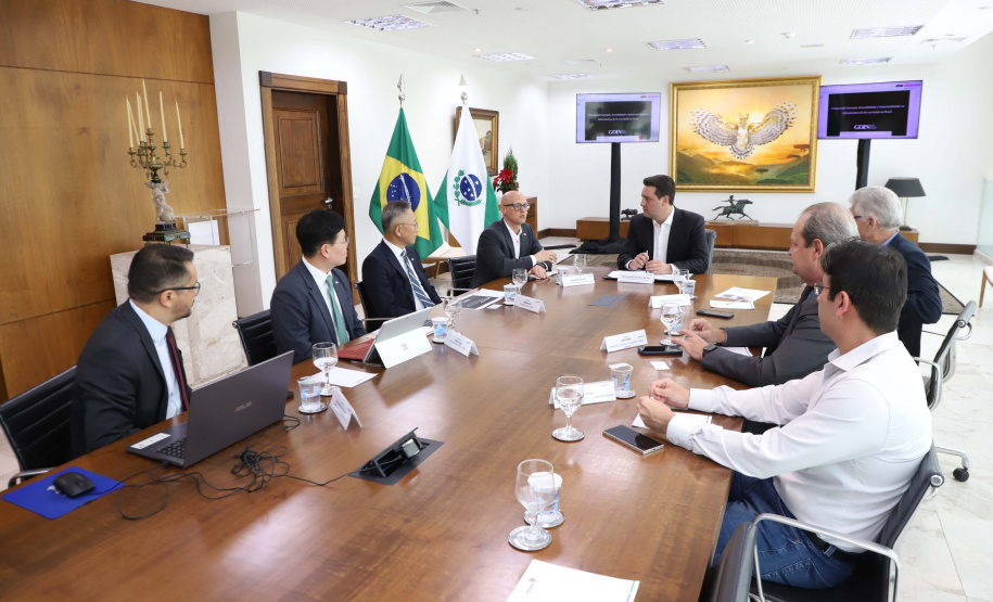 Korean Valley: Ratinho Junior recebe comitiva que vai instalar centro de inovação em Ivaiporã