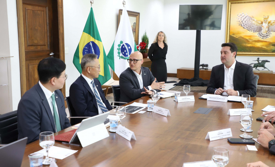 Korean Valley: Ratinho Junior recebe comitiva que vai instalar centro de inovação em Ivaiporã