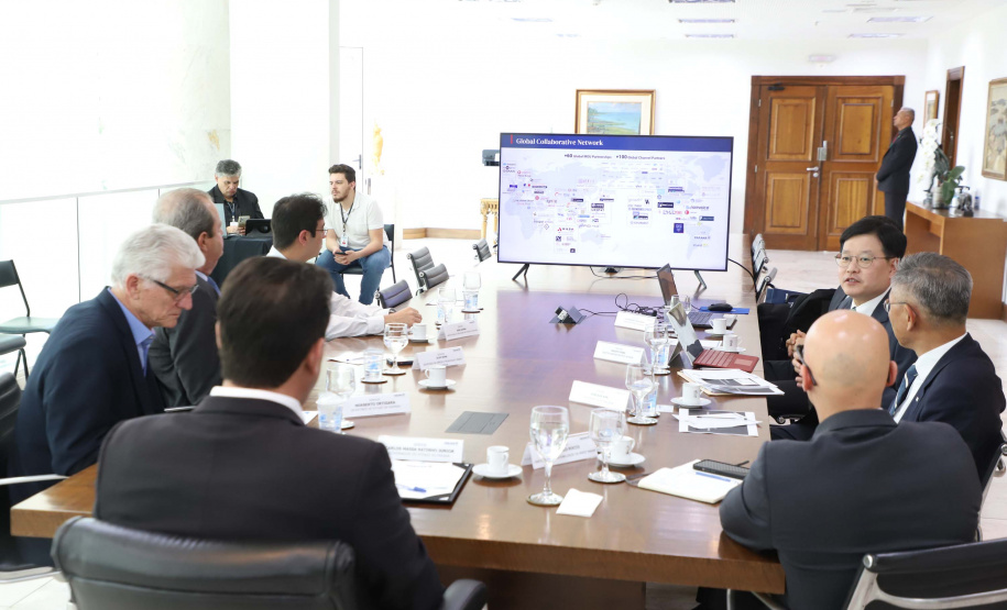 Korean Valley: Ratinho Junior recebe comitiva que vai instalar centro de inovação em Ivaiporã