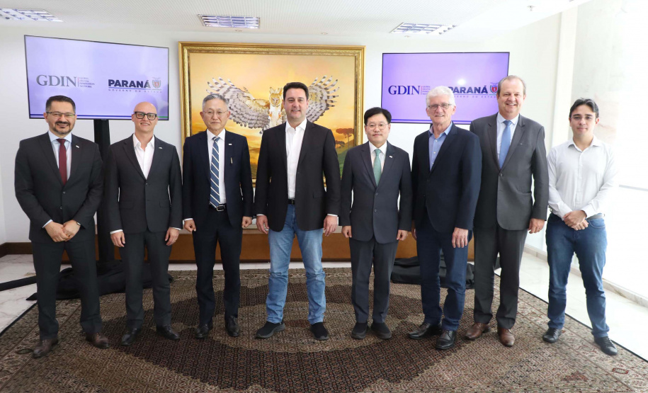 Korean Valley: Ratinho Junior recebe comitiva que vai instalar centro de inovação em Ivaiporã
