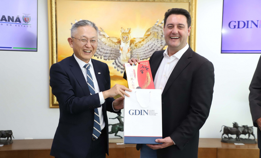 Korean Valley: Ratinho Junior recebe comitiva que vai instalar centro de inovação em Ivaiporã