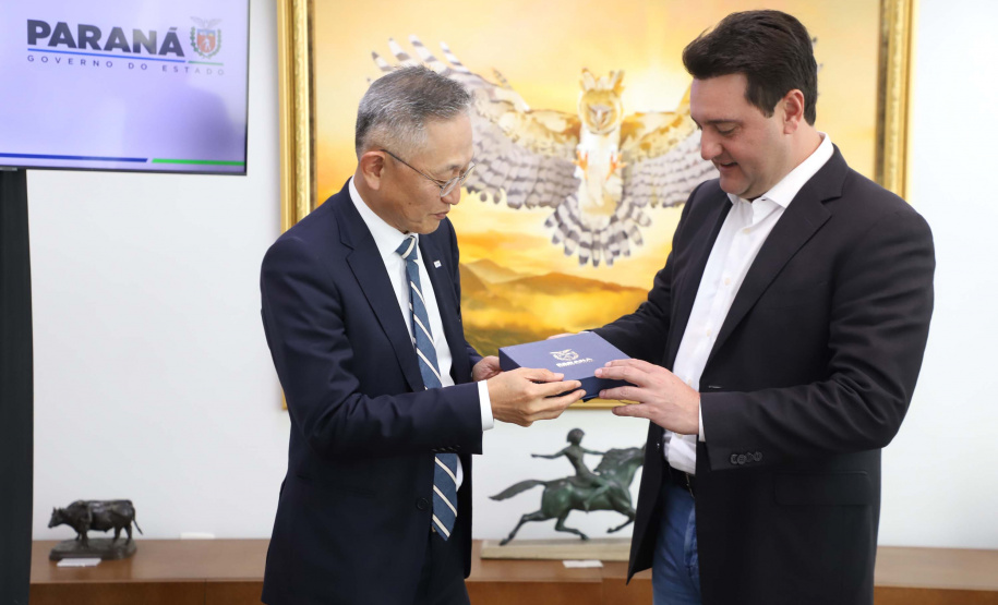 Korean Valley: Ratinho Junior recebe comitiva que vai instalar centro de inovação em Ivaiporã