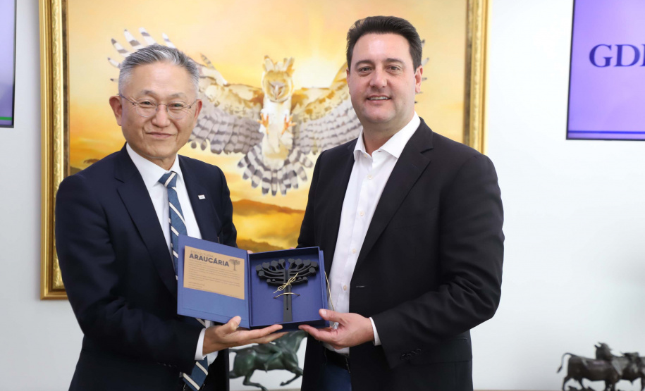 Korean Valley: Ratinho Junior recebe comitiva que vai instalar centro de inovação em Ivaiporã