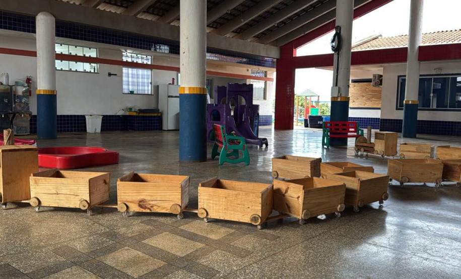Após mobilização para reconstrução, creche em Rio Bonito do Iguaçu já pode ser usada pela prefeitura