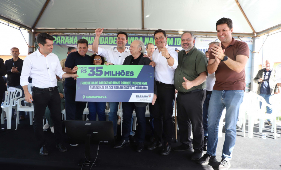 Governador inaugura o Condomínio do Idoso de Guarapuava, o 8° do Estado