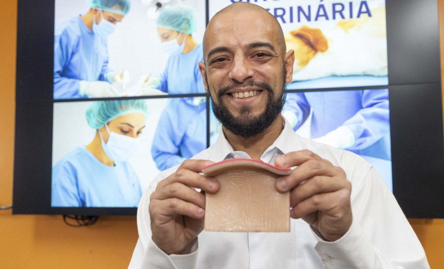 Incubada pelo Tecpar, startup produz pele artificial de animais para simular cirurgias veterinárias