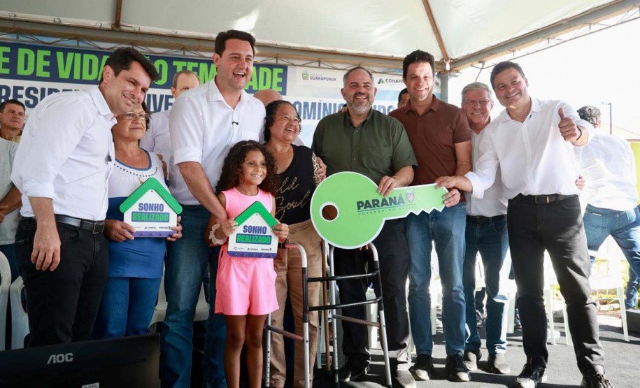 Governador inaugura o Condomínio do Idoso de Guarapuava, o 8° do Estado