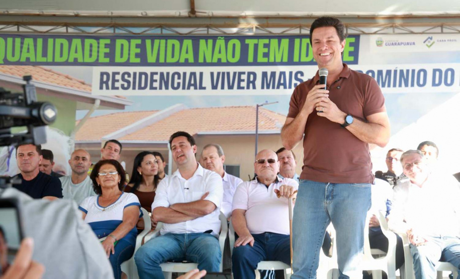 Governador inaugura o Condomínio do Idoso de Guarapuava, o 8° do Estado