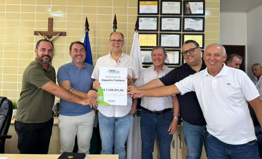 Pacto pela Inovação: Estado entrega R$ 3,8 milhões a três municípios do Norte Pioneiro