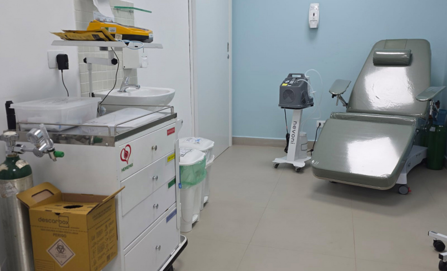 Nova unidade de coleta de sangue em Londrina amplia em 60% a capacidade de doações