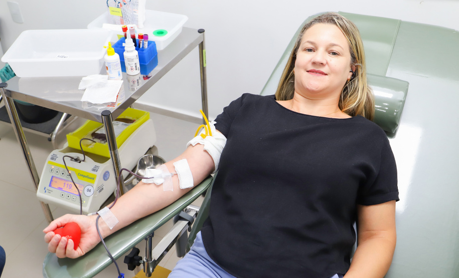 Nova unidade de coleta de sangue de Londrina recebe doadoras ao abrir as portas