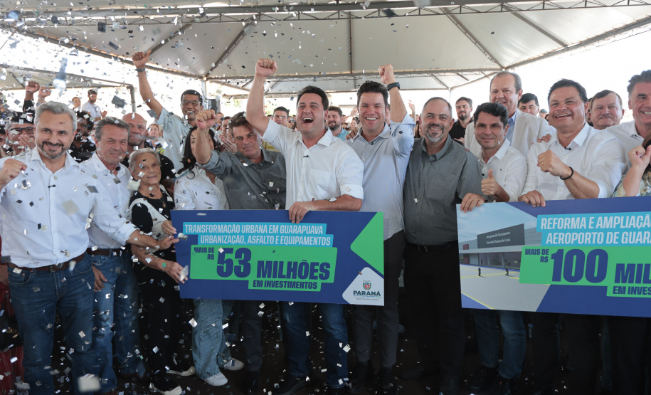 Ratinho Junior lança edital de duplicação e restauração em concreto da PR-170, em Guarapuava