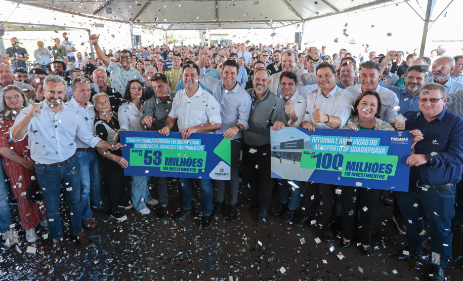 Ratinho Junior lança edital de duplicação e restauração em concreto da PR-170, em Guarapuava