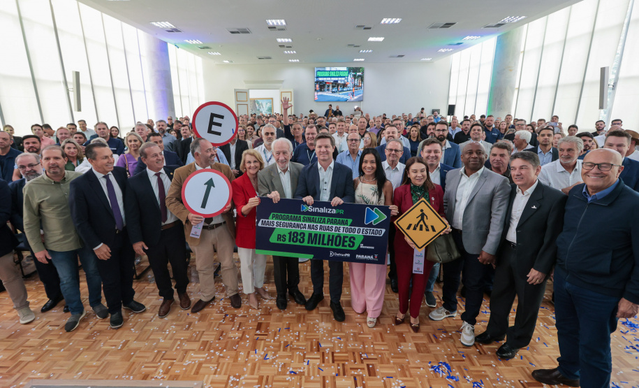Estado autoriza R$ 183 milhões para reforçar sinalização urbana nos 399 municípios