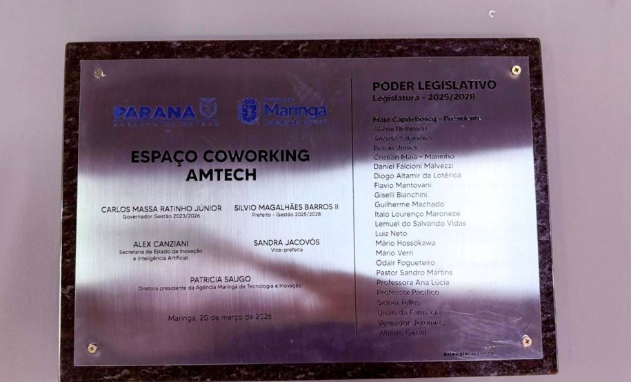 Com investimento do Estado, Maringá inaugura coworking público e anuncia hub de inovação