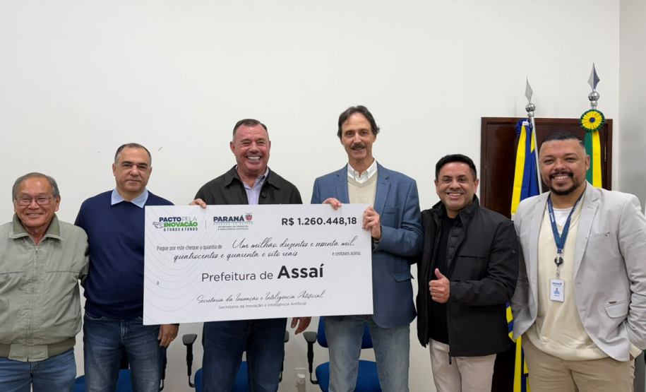 Município inteligente, Assaí recebe R$ 1,2 milhão do Estado para investir em inovação