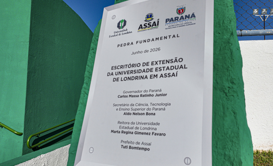 Governador Ratinho Junior inaugura Escritório de Extensão da UEL em Assaí