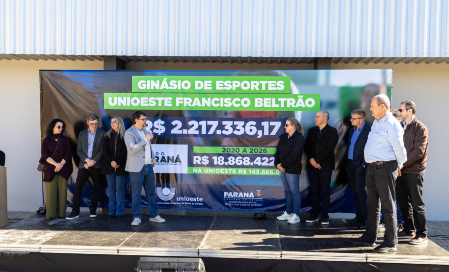 Unioeste inaugura novo ginásio de esportes no campus de Francisco Beltrão