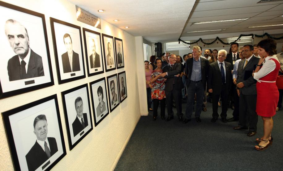 Inauguração da Galeria dos Ex-secretários da Seti