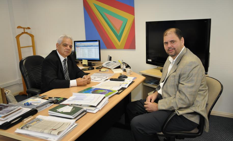 Secretário recebe deputado Alex Canziani