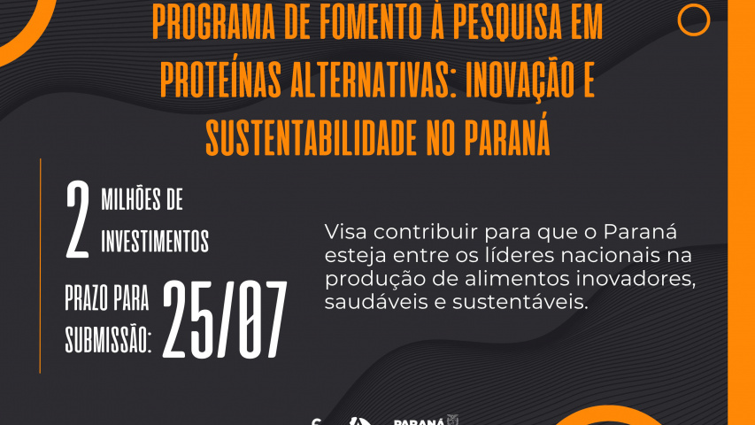 Programa de pesquisa em proteínas alternativas terá investimentos de R$ 2 milhões
