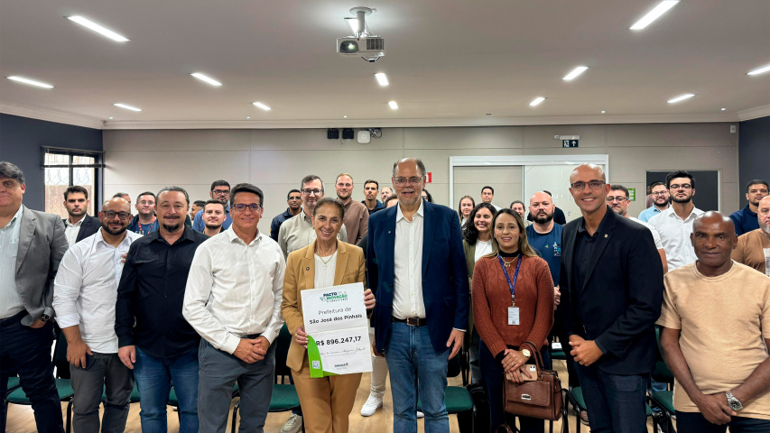 Estado repassa R$ 896 mil para São José dos Pinhais investir em inovação