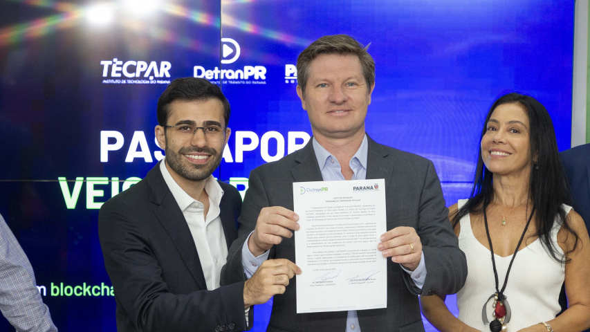 Paraná conclui projeto-piloto do Passaporte Veicular Digital com 3,4 mil veículos tokenizados