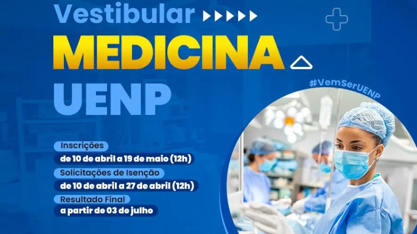 Inscrições para o primeiro vestibular de Medicina da UENP encerram no dia 19 de maio