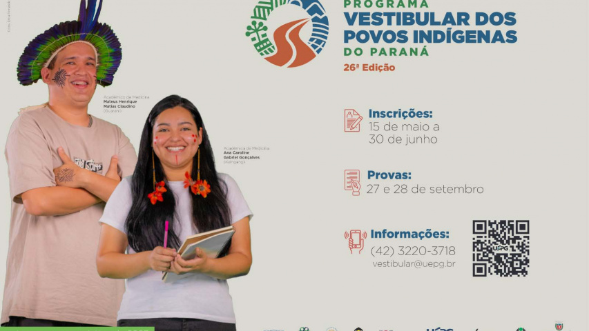 UEPG abre inscrições para o Vestibular dos Povos Indígenas para o ano letivo de 2027 